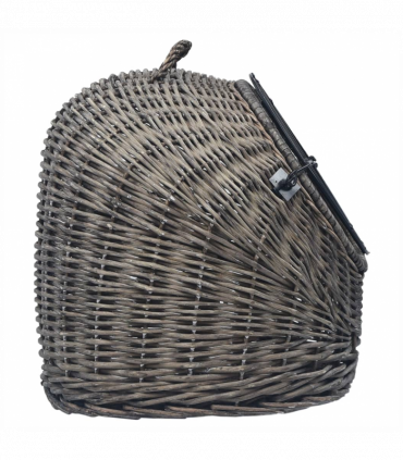 vidaXL Cat Transporter Grey 50x42x40 cm Natural Willow