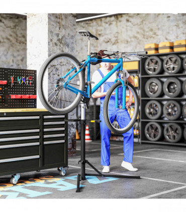 HOMCOM Bike Repair Stand, Max Load 40kg, Foldable, Height Adjustable