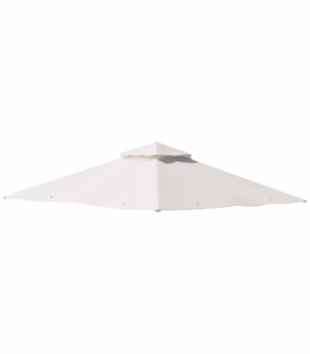 Outsunny Gazebo Canopy Replacement Cover 3 x 3(M) 2-Tier Roof Top for Garden
