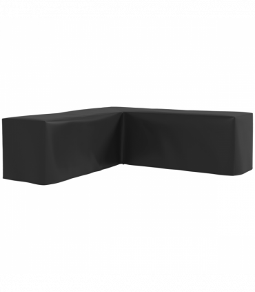 Outsunny L-Shaped Rattan Corner Sofa Cover Waterproof Oxford Fabric 250x250x79cm