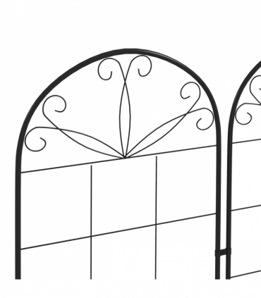 Outsunny Set of 2 Metal Trellis for Climbing Plants, Grid Design