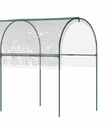 Outsunny Tomato Greenhouse with Top Tap, Pointed Bottom and Guy Ropes, Clear