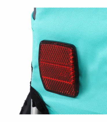 Pet Bicycle Trailer Dog Cat Bike Carrier Water Resistant W/ Hitch Coupler Green