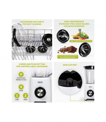 Wahl 500W 1.5L Table Blender with Grinder Attachment- ZY122