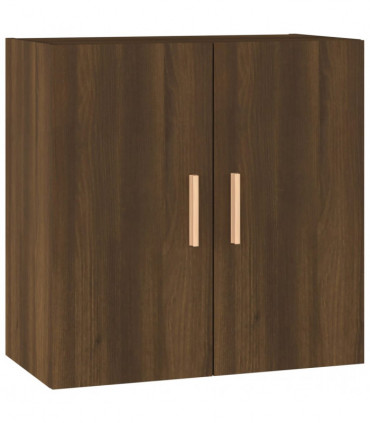 Wall Cabinet Brown Oak 60x30x60 cm Engineered Wood