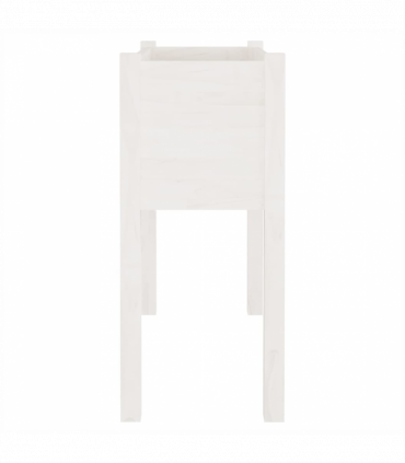 vidaXL Garden Planters 2 pcs White 70x31x70 cm Solid Pinewood