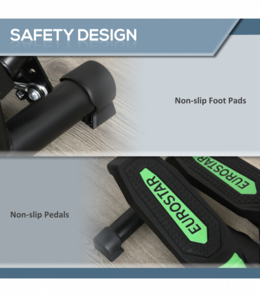 Stepper Step Machine w/ Resistance Bands Fitness Exercise Workout HOMCOM