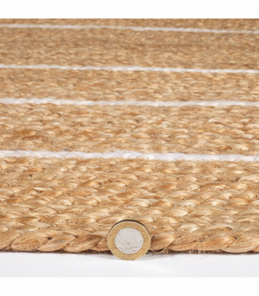 Prestbury Border Handbraided 120x170cm Natural Rug