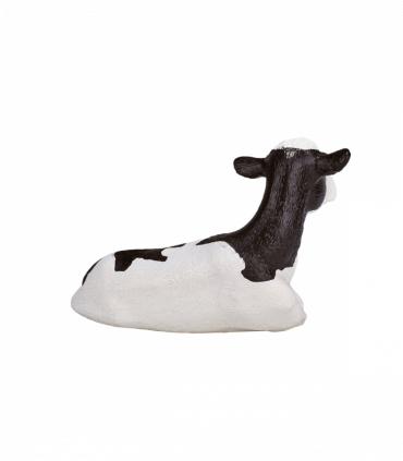 Holstein Calf Lying Down  Farm Animal Figurine