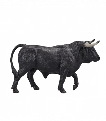 Spanish Bull Toy Figure  Realistic Farm Animal Model
