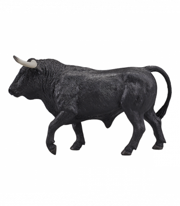 Spanish Bull Toy Figure  Realistic Farm Animal Model