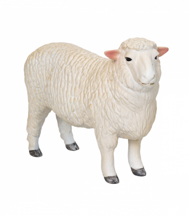 Romney Sheep Ram Toy  Realistic Farm Animal Figurine