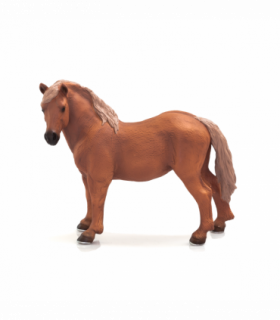 Suffolk Punch Mare Toy  Realistic Equestrian Figurine