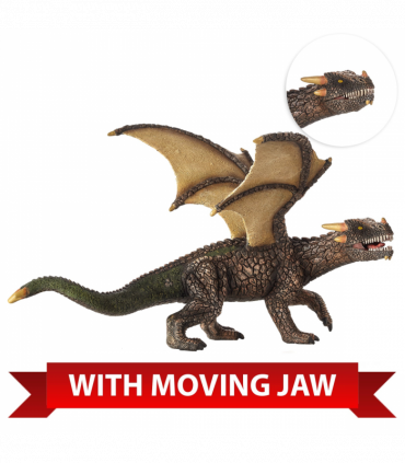 Earth Dragon Toy  Realistic Fantasy Creature Figure