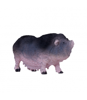Pot-Bellied Pig Toy  Realistic Farm Animal Figurine