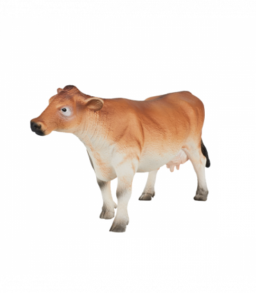 Jersey Cow Toy  Realistic Farm Animal Figurine