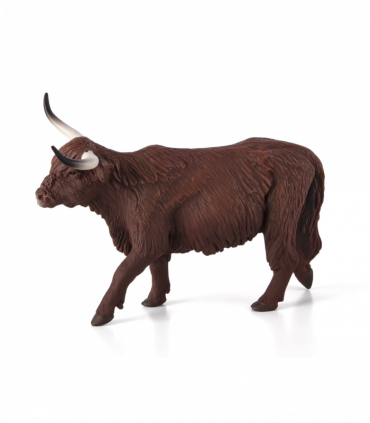 Highland Cow Toy  Realistic Farm Animal Model