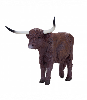 Highland Cow Toy  Realistic Farm Animal Model
