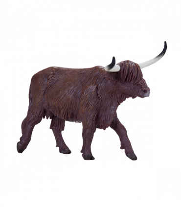 Highland Cow Toy  Realistic Farm Animal Model