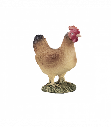 Hen Standing Toy  Realistic Farm Animal Figurine