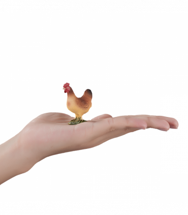 Hen Standing Toy  Realistic Farm Animal Figurine