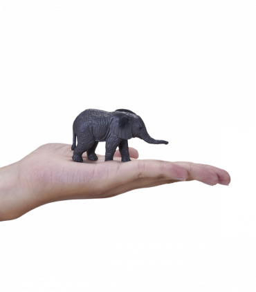 African Elephant Calf Toy  Realistic Wildlife Model