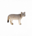 Timber Wolf Cub Toy  Realistic Wildlife Figure