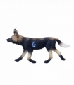 African Painted Dog Toy  Realistic Wildlife Animal Model
