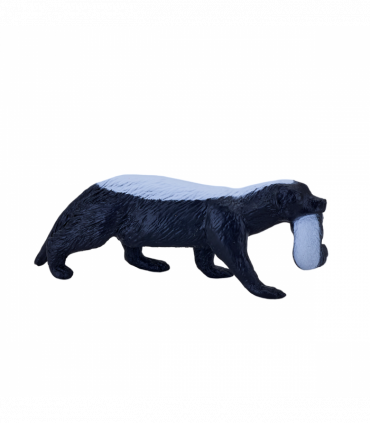 Honey Badger Female with Cub  Realistic Wildlife Animal Figure