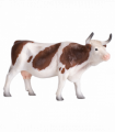 Simmental Cow Toy  Realistic Farm Animal Figurine