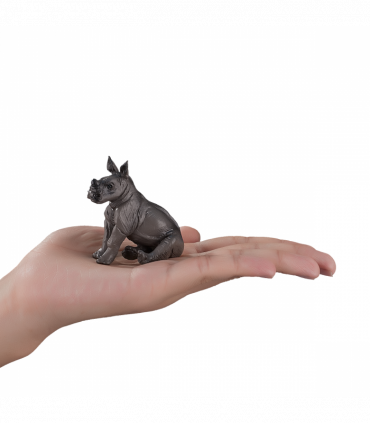 Rhino Baby Sitting Toy  Realistic Wildlife Animal Model