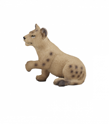 Lion Cub Playing Toy  Realistic Big Cat Figure
