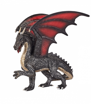 Steel Dragon Toy  Fantasy Mythical Creature Figure