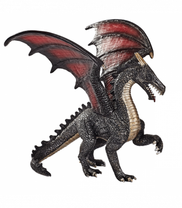 Steel Dragon Toy  Fantasy Mythical Creature Figure