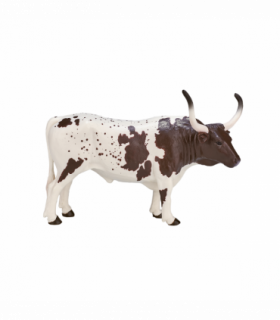 Texas Longhorn Bull Toy  Realistic Farm Animal Model