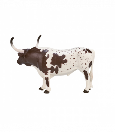 Texas Longhorn Bull Toy  Realistic Farm Animal Model