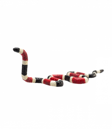 Coral Snake Toy  Realistic Reptile Figurine