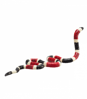 Coral Snake Toy  Realistic Reptile Figurine