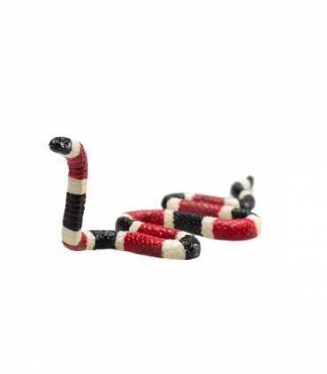 Coral Snake Toy  Realistic Reptile Figurine