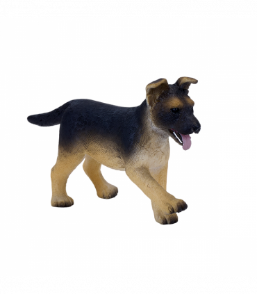 German Shepherd Puppy Toy  Realistic Pet Dog Figurine