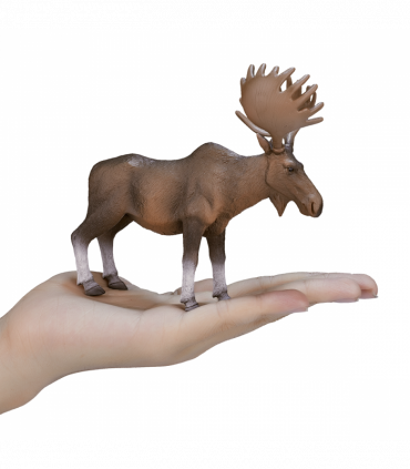 Moose Toy  Realistic Woodland Wildlife Figurine