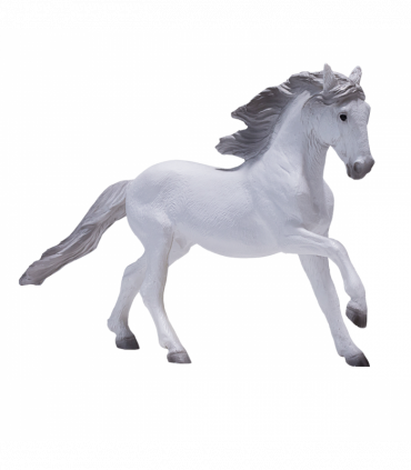 Lusitano Grey Horse Toy  Realistic Equestrian Model