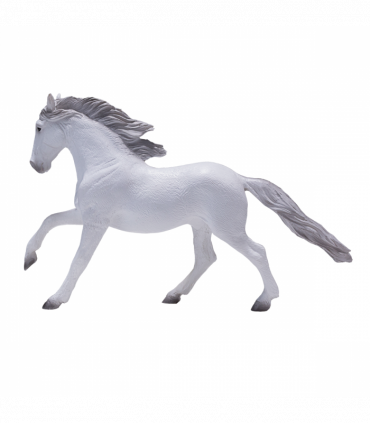 Lusitano Grey Horse Toy  Realistic Equestrian Model
