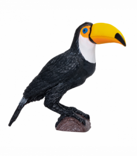 Toucan Bird Toy  Realistic Exotic Wildlife Figurine