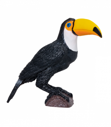Toucan Bird Toy  Realistic Exotic Wildlife Figurine