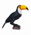 Toucan Bird Toy  Realistic Exotic Wildlife Figurine