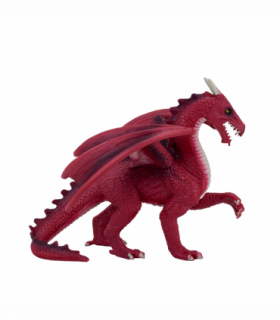 Red Dragon Toy  Fantasy Mythical Creature Figure