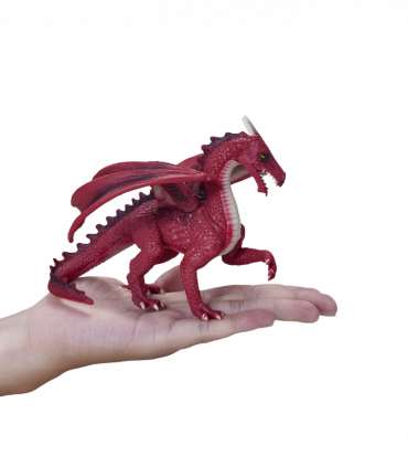 Red Dragon Toy  Fantasy Mythical Creature Figure