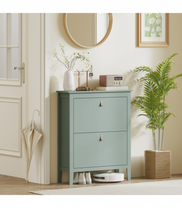 Three drawer shoe cabinet