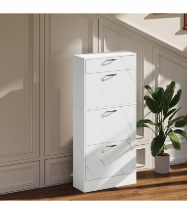 Three drawer shoe cabinet